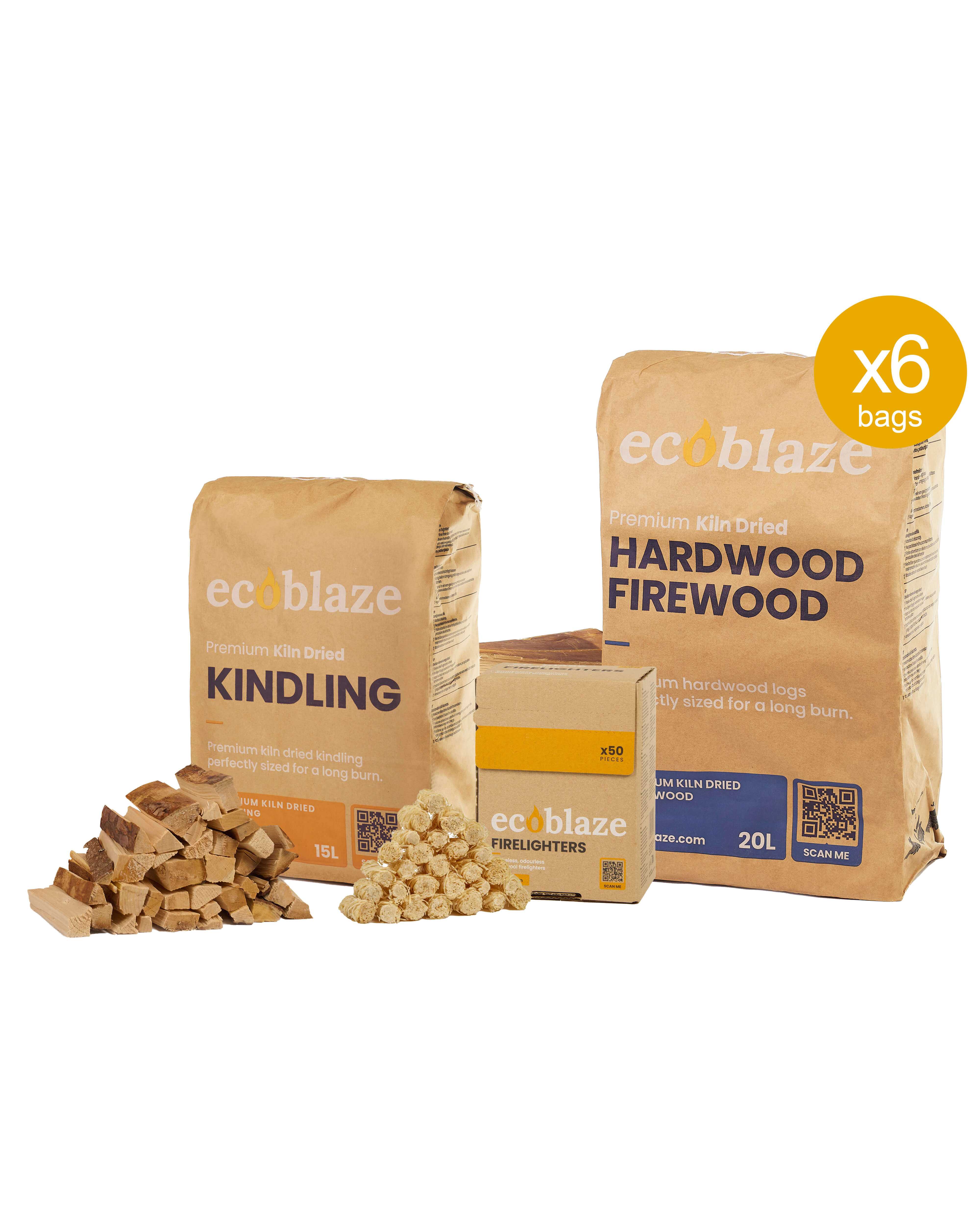 Hardwood Burning Bundle - Medium